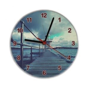 Reloj personalizado con fotos cristal redondo 30cm