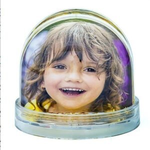 Bola de nieve con fotos Estrellitas