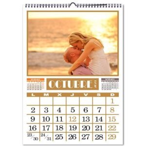 Calendario personalizado con fotos pared COLORES A3